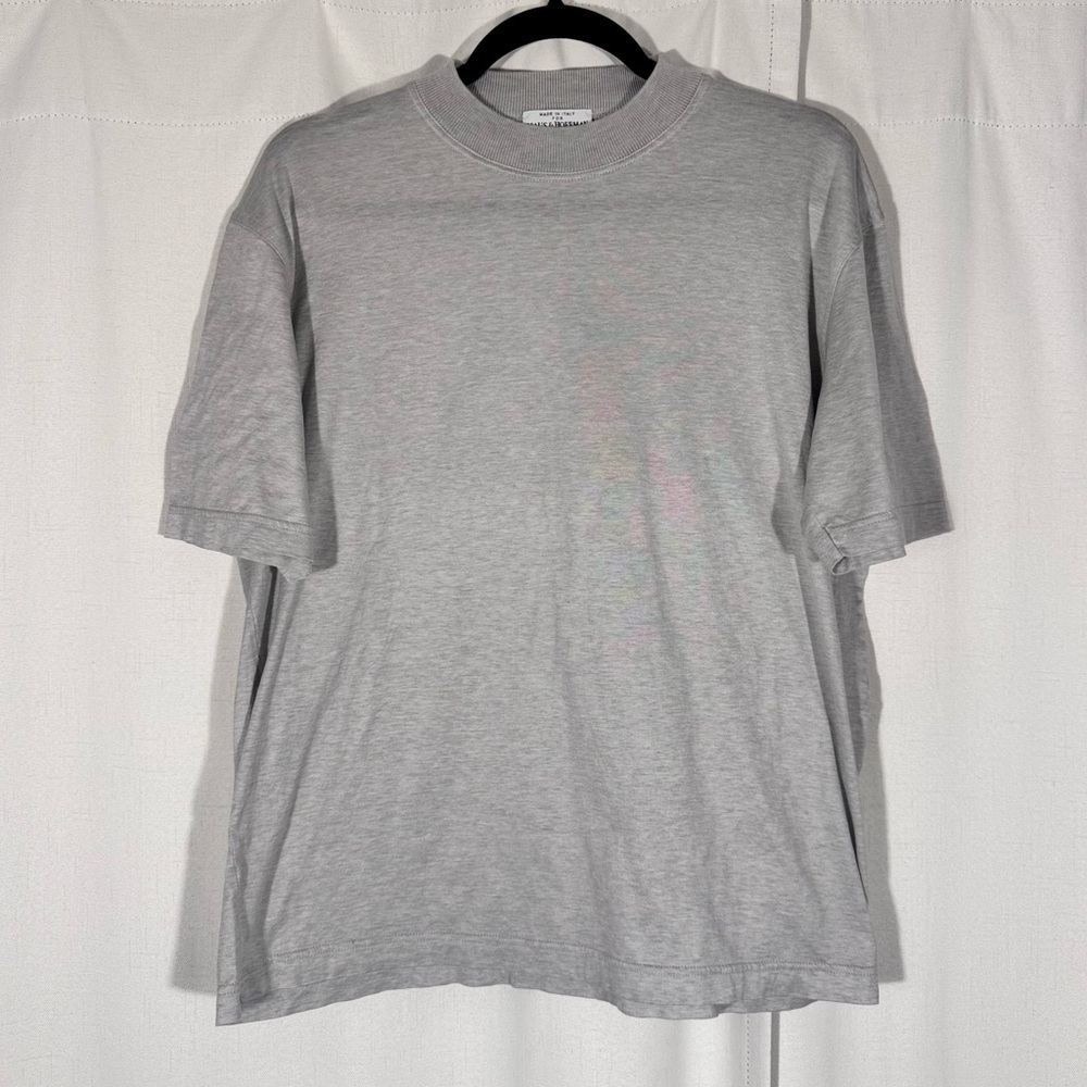 Maus & Hoffman Gray Cotton Crewneck Tee
